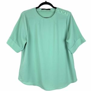 hazel Blouse Size L Green